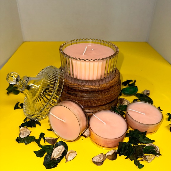 PEAR KNOCKOUT, FUZZY PATCHOULI, FRESH CLEAN COTTON, MAHOGANY COCONUT SHEA BUTTER - Picture 3 of 13